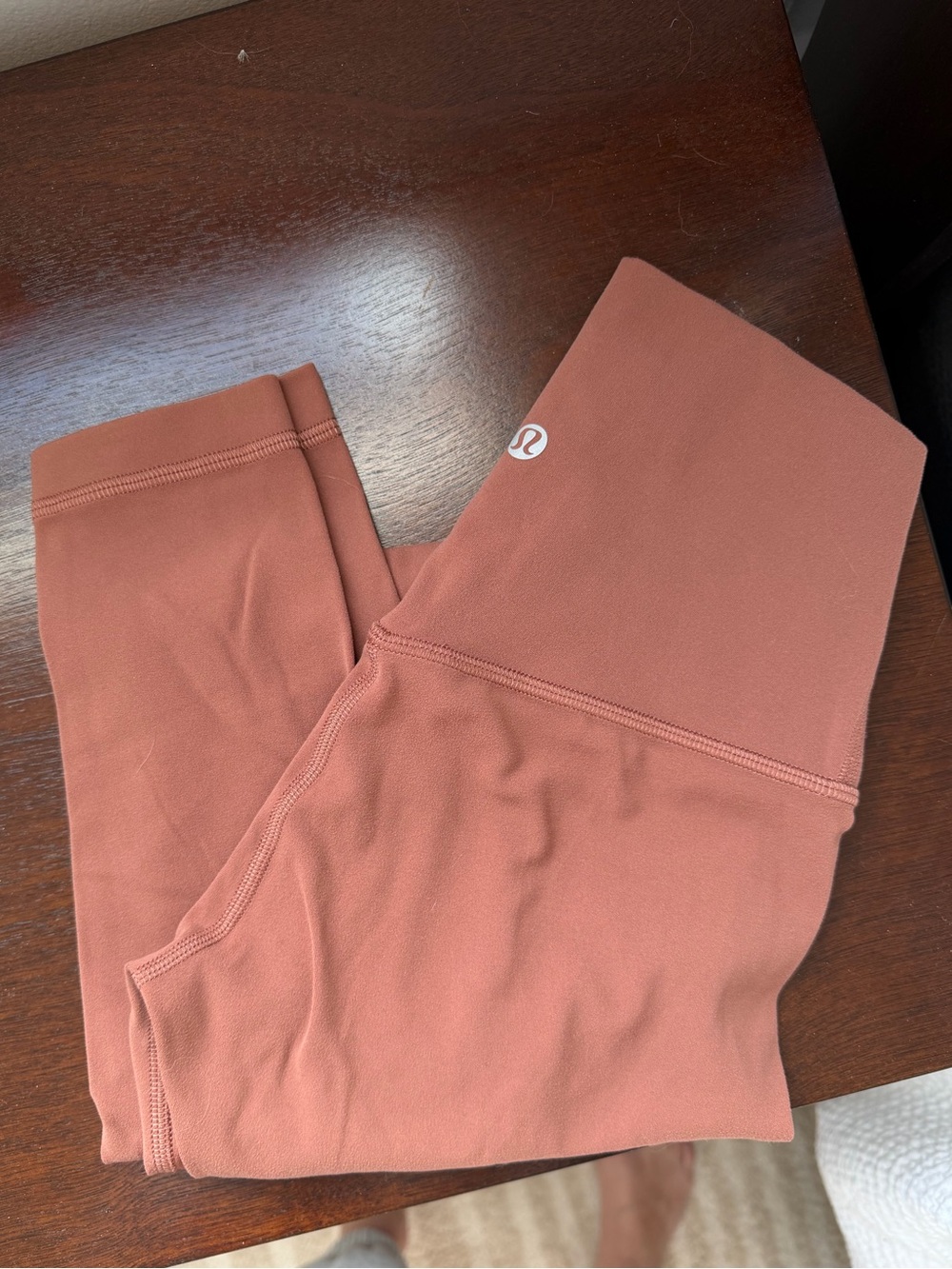 lululemon athletica align high rise terra cotta leggings 28”